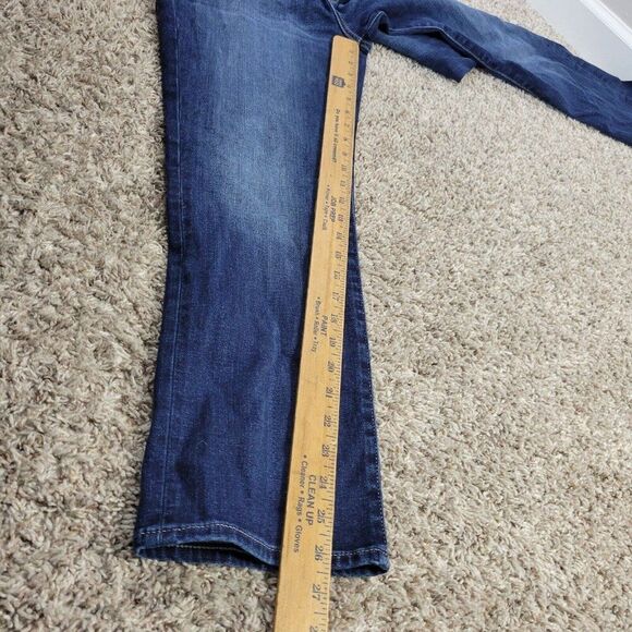 Lucky Brand Jeans Women's  8/29 Sweet Crop Dark Wash Blue Denim Stretch - Picture 5 of 9